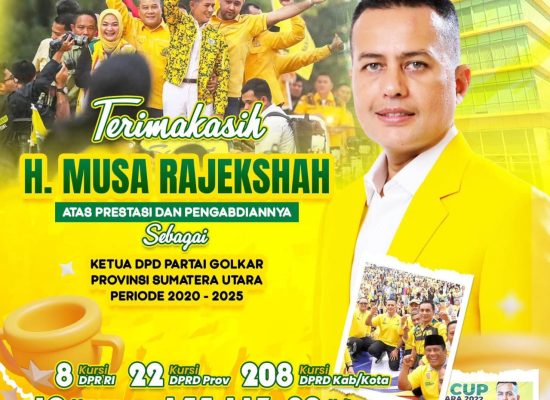 Ketua MPG Sumut Apresiasi Kepemimpinan Musa Rajekshah di Golkar Sumut