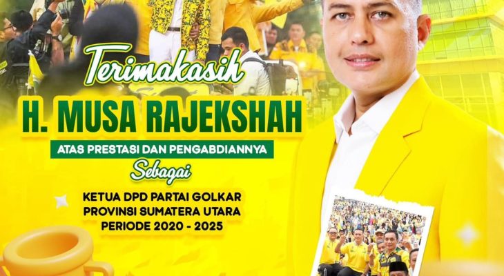 Ketua MPG Sumut Apresiasi Kepemimpinan Musa Rajekshah di Golkar Sumut