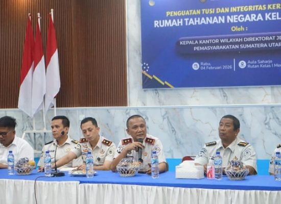 Life Is Choice: Kakanwil Ditjenpas Sumut Tekankan Integritas dan Soliditas Pengamanan Rutan Kelas I Medan