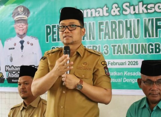 Buka Pelatihan Fardhu Kifayah SMPN 3, Wakil Wali Kota Tanjungbalai Tekankan Pentingnya Regenerasi Pengurusan Jenazah