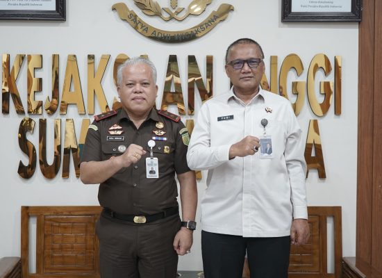 Kajati Sumut Terima Kunjungan Kanwil Pemasyarakatan dan Bapas Kelas I Medan