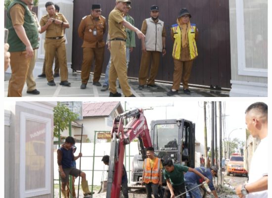 Alami Pendangkalan dan Antisipasi Banjir, Wali Kota Tanjungbalai Tinjau Normalisasi Drainase HM Nur