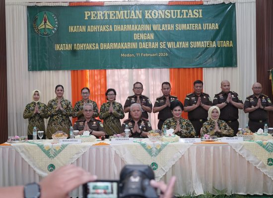IAD Sumut Gelar Pertemuan Konsultasi, Tegaskan Peran Strategis Istri Adhyaksa Dukung Tugas Kedinasan
