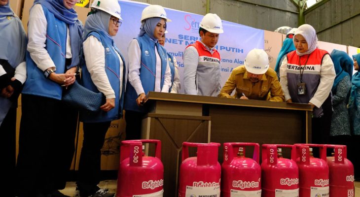 Kolaborasi Pertamina, ESDM dan SERUNI Hadirkan Air Bersih serta 1.577 Bright Gas untuk Warga Pidie Jaya
