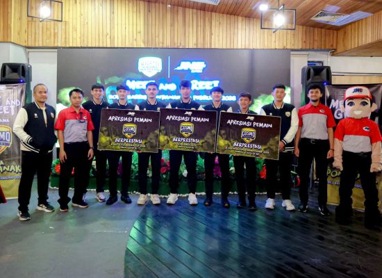 JNE Berikan Bonus Puluhan Juta untuk Skuad Cosmo JNE FC yang Berprestasi Bela Timnas di Ajang Asia
