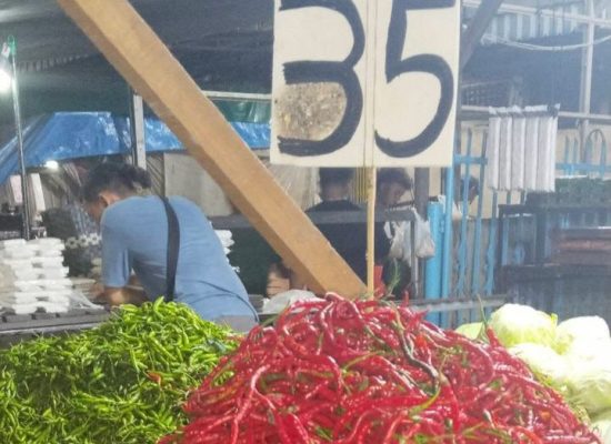 Harga Cabai Merah di Sumut Kembali Naik, Tembus Rp42 Ribu per Kg