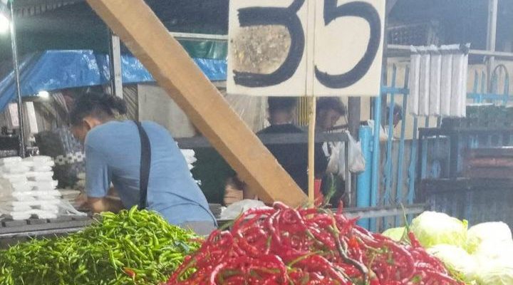 Harga Cabai Merah di Sumut Kembali Naik, Tembus Rp42 Ribu per Kg