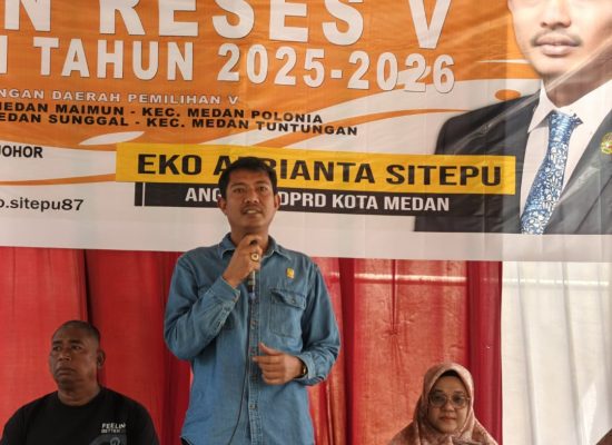 Reses DPRD Medan, Eko Afrianta Sitepu Serap Aspirasi Warga Medan Johor dan Medan Tuntungan