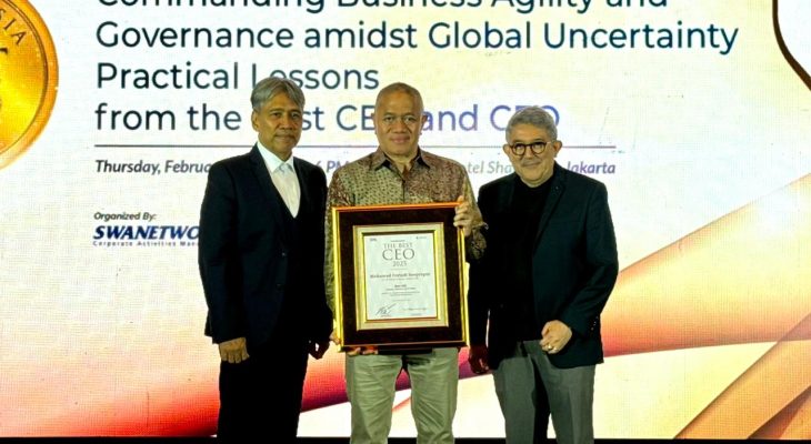Mohamad Feriadi Soeprapto Raih Penghargaan Indonesia Best CEO 2025