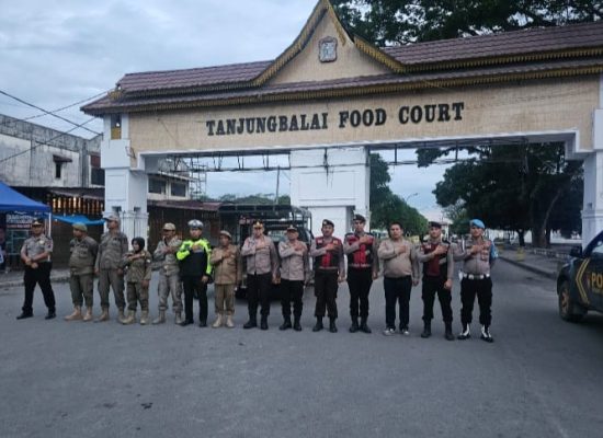 Cegah Balap Liar dan Petasan, Polres Tanjung Balai Gelar Patroli Subuh Gabungan