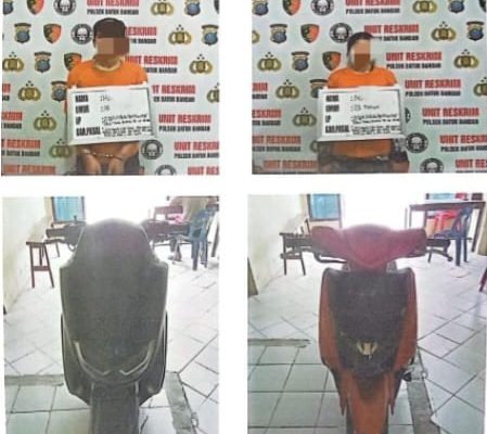 Polsek Datuk Bandar Ungkap Curanmor di Parkiran Kafe, Dua Pelaku Diamankan