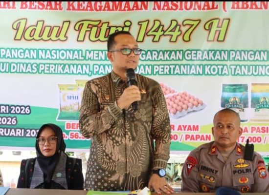 Antisipasi Lonjakan Harga Pangan, Wakil Wali Kota Tanjungbalai Monitoring GPM Ramadhan 2026 di Sei Tualang Raso