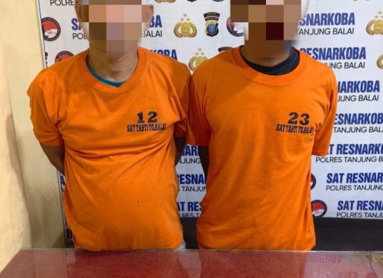 Polisi Amankan Dua Tersangka Pengedar Narkotika, Sita 42,22 Gram Dugaan Sabu di Tanjungbalai