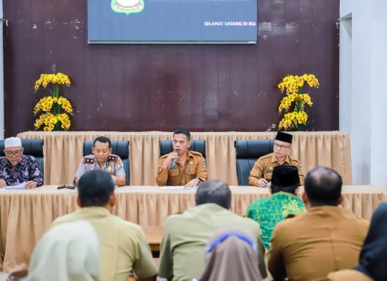 Pemko Pematangsiantar Rapat Persiapan Takbir Keliling, Sholat Idul Fitri, hingga Pelaksanaan MTQN