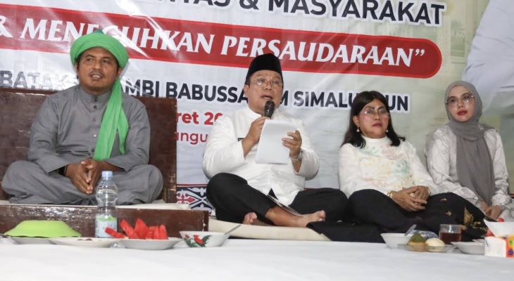 Wali Kota Wesly Hadiri Buka Puasa Bersama TGB Syekh Ahmad Sabban El-Rahmany Rajagukguk