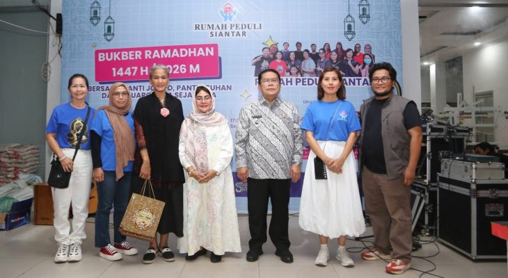 Wali Kota Wesly dan Ketua TP PKK Ny Liswati Hadiri Buka Puasa Bersama Rumah Peduli Siantar