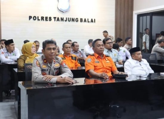 Sambut Lebaran 2026, Polres Tanjungbalai Ikuti Rakor Lintas Sektoral Operasi Ketupat Toba