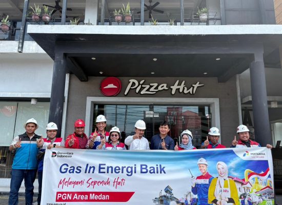PGN Perluas Jaringan Gas Bumi ke Sektor Restoran di Medan