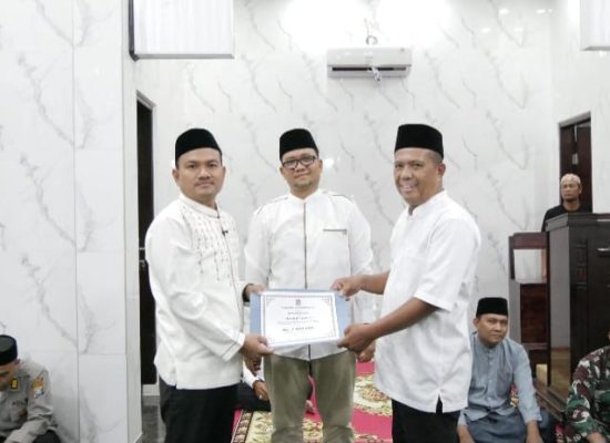 Wali Kota Mahyaruddin Salim Pimpin Safari Ramadhan di Masjid Taqwa Kelurahan Pahang