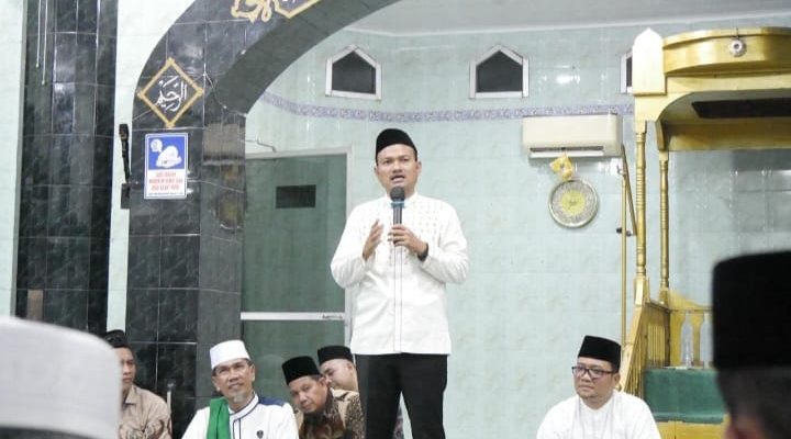 Safari Ramadan di Masjid Istiqomah, Wali Kota Mahyaruddin Ajak Warga Dukung Visi Tanjungbalai EMAS