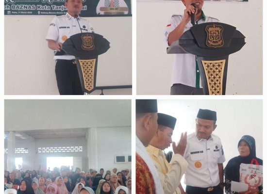 BAZNAS dan Kesra Pemko Tanjungbalai Kolaborasi Salurkan ZIS dan Insentif untuk Ratusan Mustahik