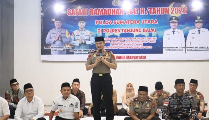 Pererat Silaturahmi, Wakapolda Sumut Gelar Safari Ramadhan 1447 H di Tanjungbalai