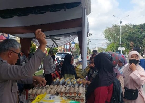 Polres Tanjung Balai Gelar Gerakan Pangan Murah Serentak