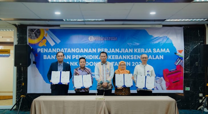 Bank Indonesia Sumut dan 8 Perguruan Tinggi Teken Kerja Sama Pendidikan Kebanksentralan