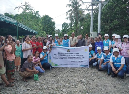 PLN Resmikan Listrik Desa di Nias Utara, Dorong Pemerataan Energi hingga Wilayah 3T
