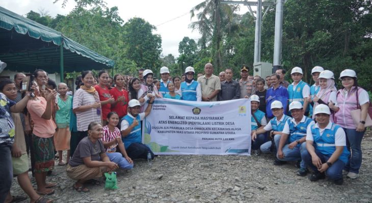 PLN Resmikan Listrik Desa di Nias Utara, Dorong Pemerataan Energi hingga Wilayah 3T