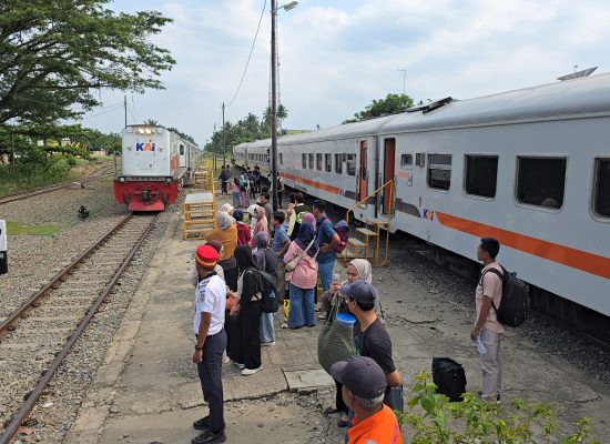 Arus Balik Libur Sekolah, 14 Perjalanan KA di Sumut Terjual 100 Persen