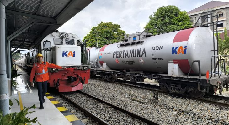 KAI Divre I Sumut Distribusikan 29 Ribu KL BBM Selama Lebaran 2026, Perkuat Ketahanan Energi