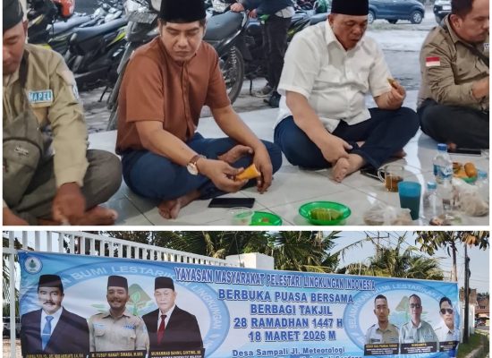 MAPEL Sumatera Utara Berbagi Takjil dan Gelar Buka Puasa Bersama di Percut Sei Tuan