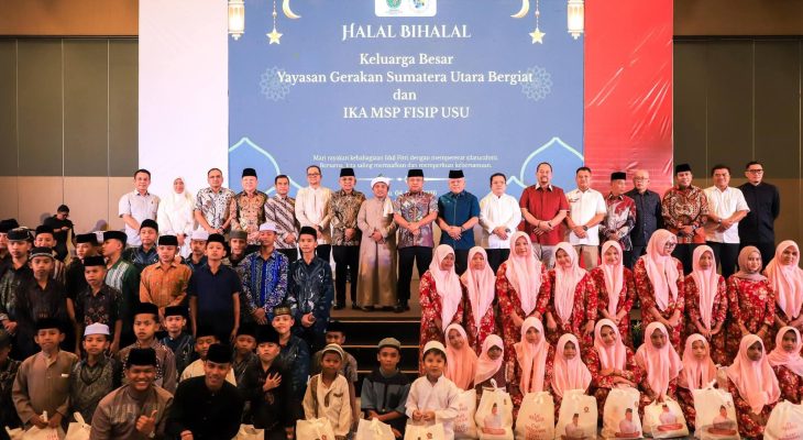Wali Kota Wesly Hadiri halal Bihalal Yayasan Gerakan Sumatera Utara Bergiat dan IKA MSP FISIP USU