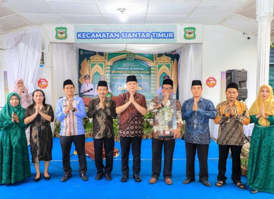 Wali Kota Wesly Diwakili Staf Ahli Hamdani Tutup MTQN Kecamatan Siantar Timur, Kelurahan Tomuan Juara Umum