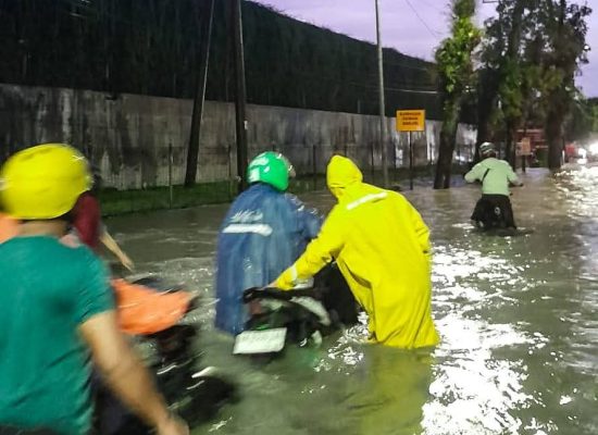 BPBD Pematangsiantar Turun ke Lokasi Banjir