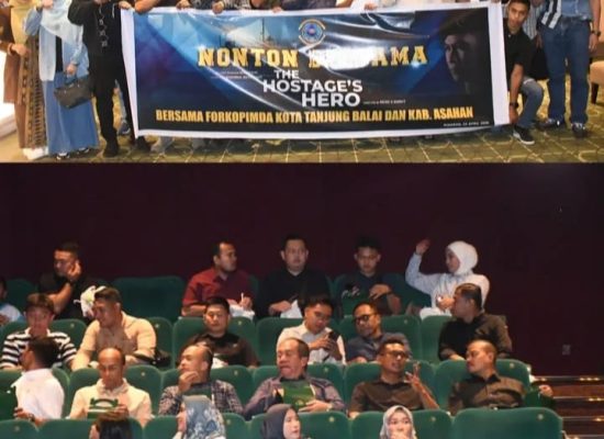 Danlanal TBA dan Forkopimda Tanjungbalai–Asahan Nobar Film Heroik, Perkuat Nasionalisme dan Sinergitas