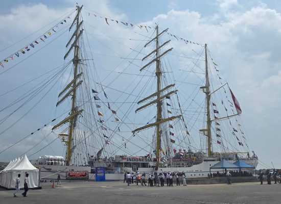 KRI Bima Suci Sandar di Pelabuhan Belawan 5–8 April 2026