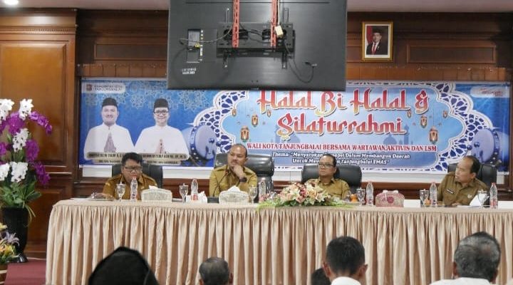 Silaturahmi dengan Insan Pers, Wali Kota Mahyaruddin Ajak Bangun Persepsi Positif Wujudkan Tanjungbalai EMAS