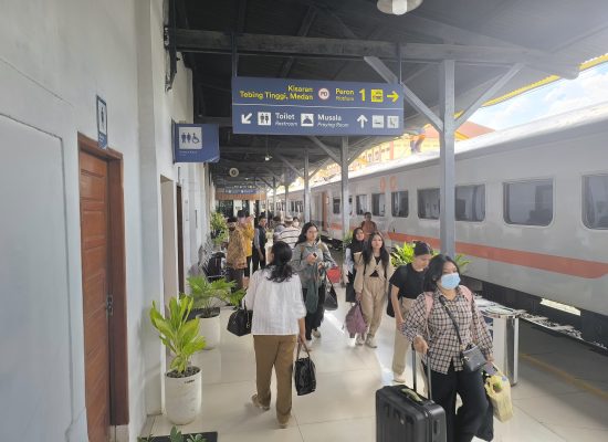 Stasiun Kisaran Layani 54.866 Penumpang pada Maret 2026, Kian Kokoh Jadi Jantung Ekonomi Asahan