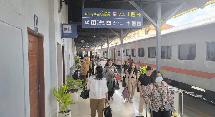 Stasiun Kisaran Layani 54.866 Penumpang pada Maret 2026, Kian Kokoh Jadi Jantung Ekonomi Asahan