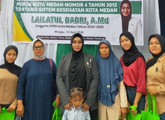 Serap Aspirasi Warga, Lailatul Badri Soroti Antrean dan Fasilitas Kesehatan di Kota Medan