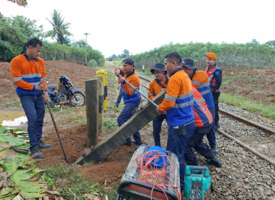 Perkuat Keselamatan, KAI Sumut Normalisasi 17 Perlintasan Rawan