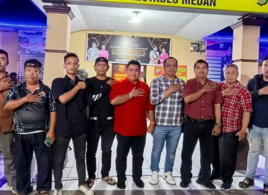 Ketua bersama Pengurus Forwatun Hadiri Pisah Sambut Kapolsek Medan Tuntungan