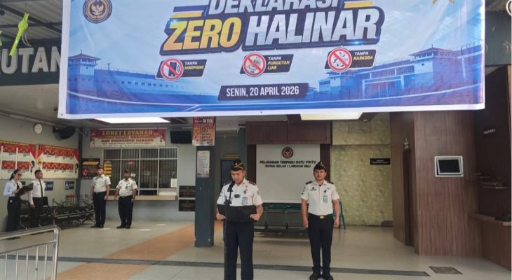 Rutan Labuhan Deli Tegaskan Komitmen Zero Halinar Lewat Ikrar Bersama