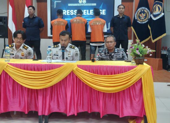 Imigrasi Tanjungbalai Asahan Terima 3 Terduga Penyelundup Manusia dari LANAL