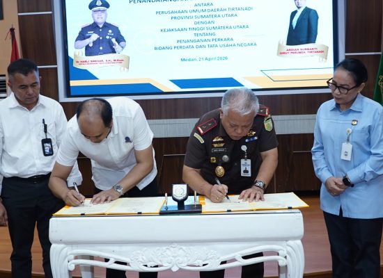 Gandeng Kejaksaan Tinggi Sumatera Utara, Tirtanadi Optimalkan Perlindungan Hukum Perusahaan