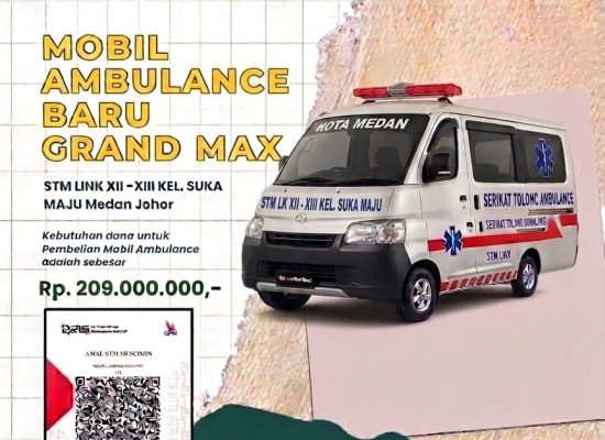 Dukung Kemanusiaan, STM Perwiridan Muslimin Medan Johor Galang Dana untuk Pengadaan Ambulans Baru