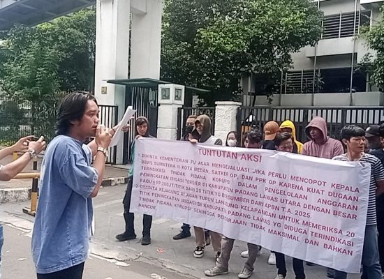 MADILOG Sumut Kembali Gelar Aksi Jilid II di Kementerian PU dan Kejagung RI, Desak Tindak Lanjut Dugaan Korupsi Proyek Irigasi