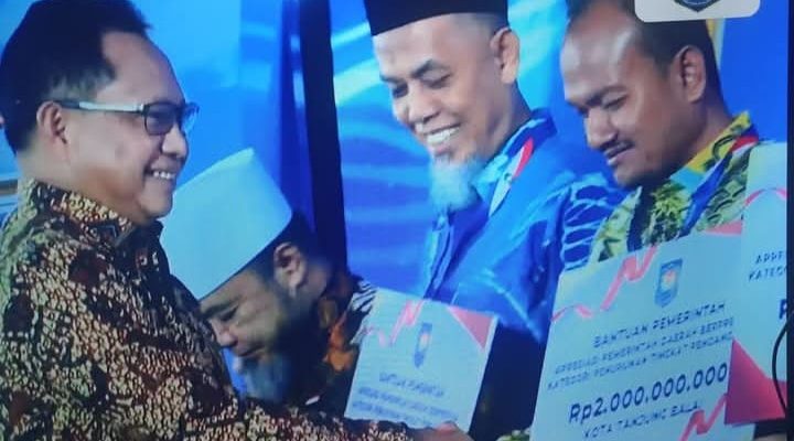 Kota Tanjungbalai Raih Juara 2 Terbaik Tingkat Nasional, Kategori Kota “Penurunan Tingkat Pengangguran”